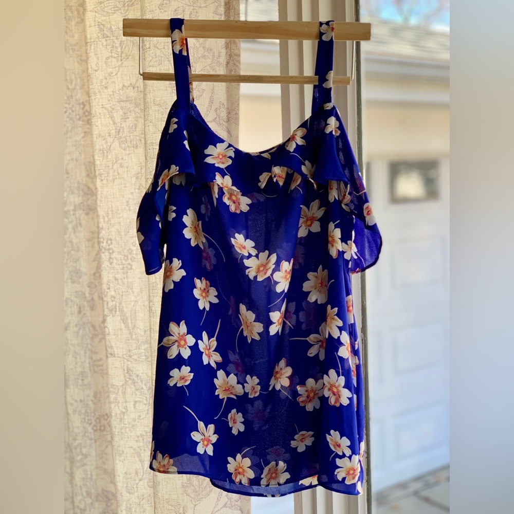 Ruffled off the Shoulder Blouse